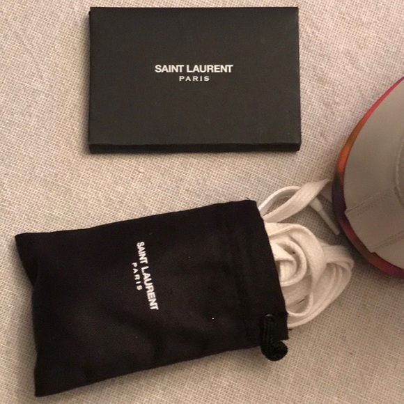 ❌SOLD❌Saint Laurent SL-10h high top sneakers size 10.5 - Picture 4 of 15